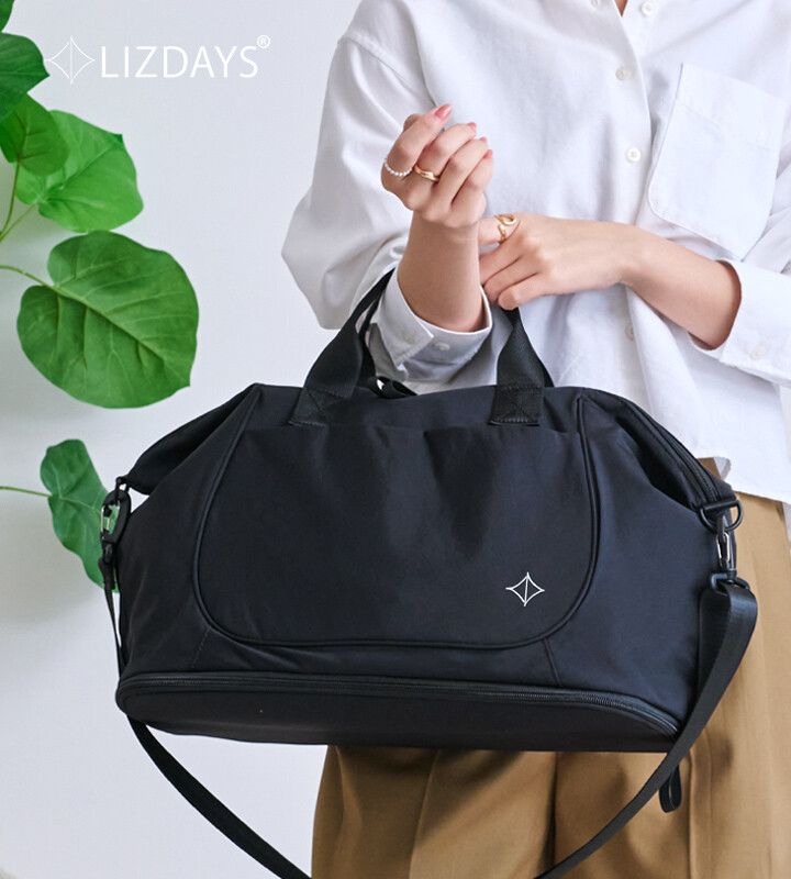 「日本原裝進口」LIZDAYS®大容量防潑水波士頓包 3WAY 輕量 旅行袋 登機包:圖片 2